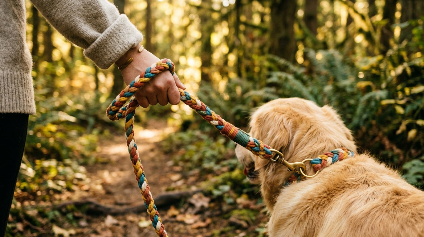 Creating Intentional Memories: Why a Beautiful Handcrafted Dog Leash Changes Your Walk