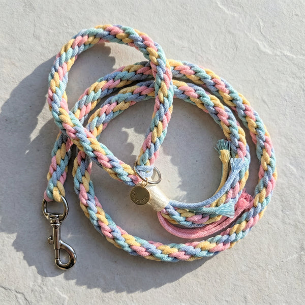 The Boho-Blend Braided Cotton Leash